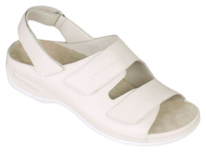 Berkemann Wenke - kremowe, skóra