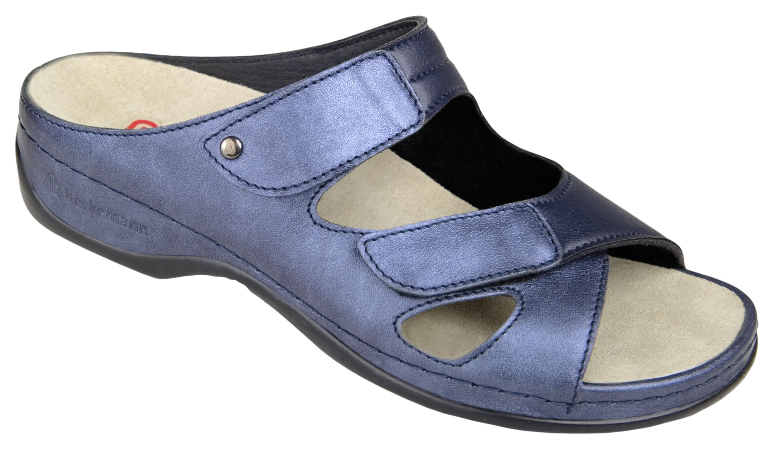 Berkemann Janna - niebieski, skóra