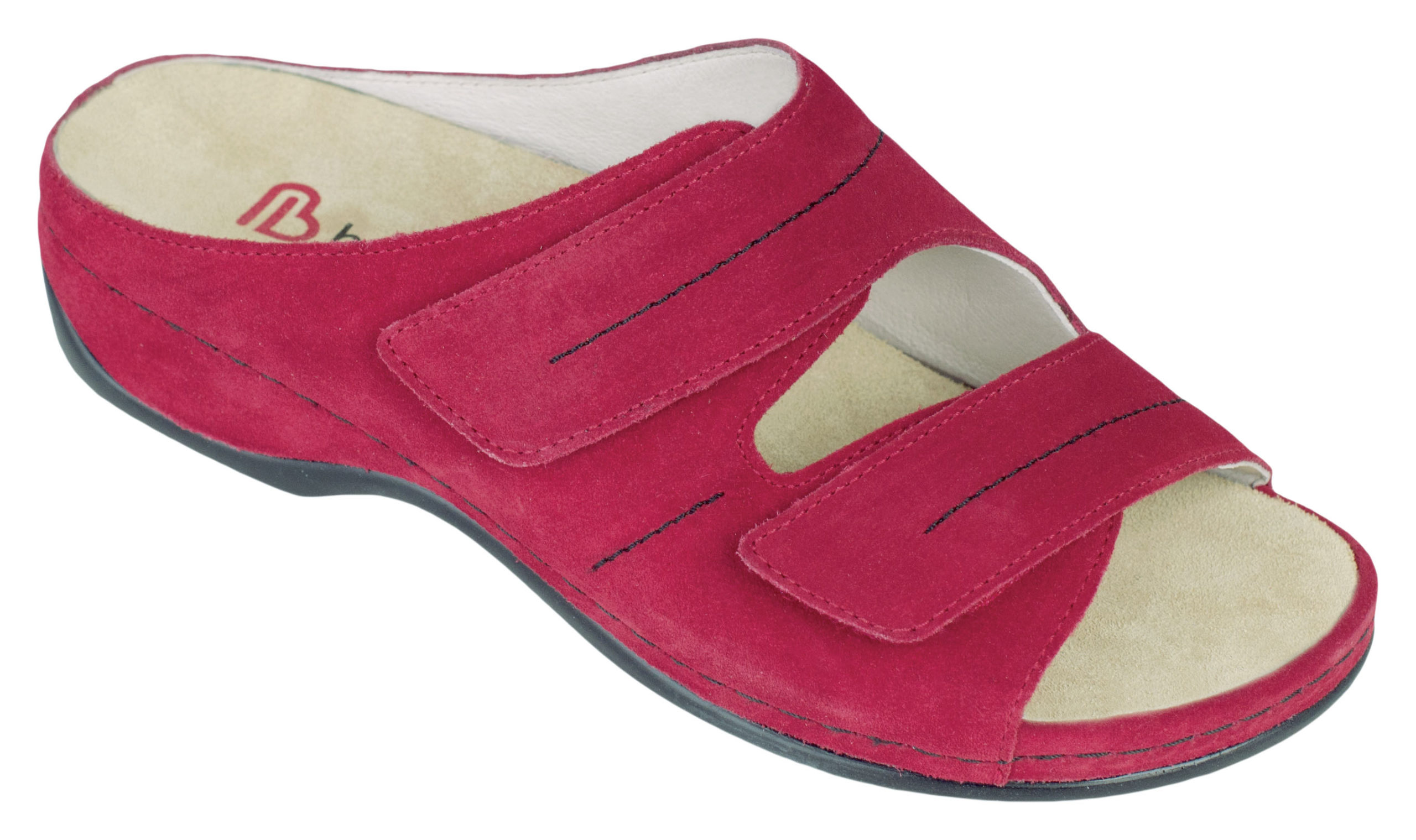 Berkemann Fedora - czerwony, welur