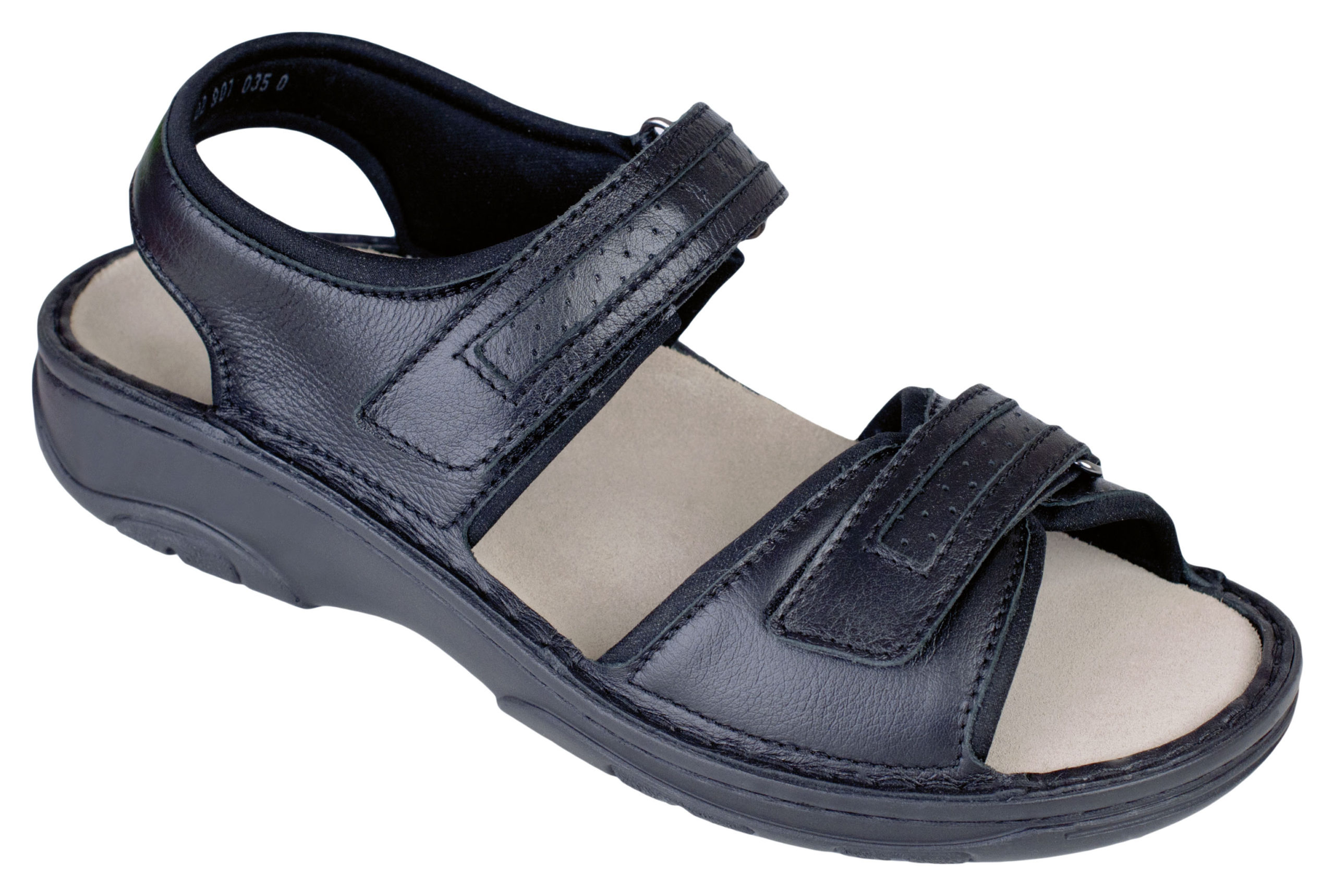 Berkemann Fabian- czarny, skóra