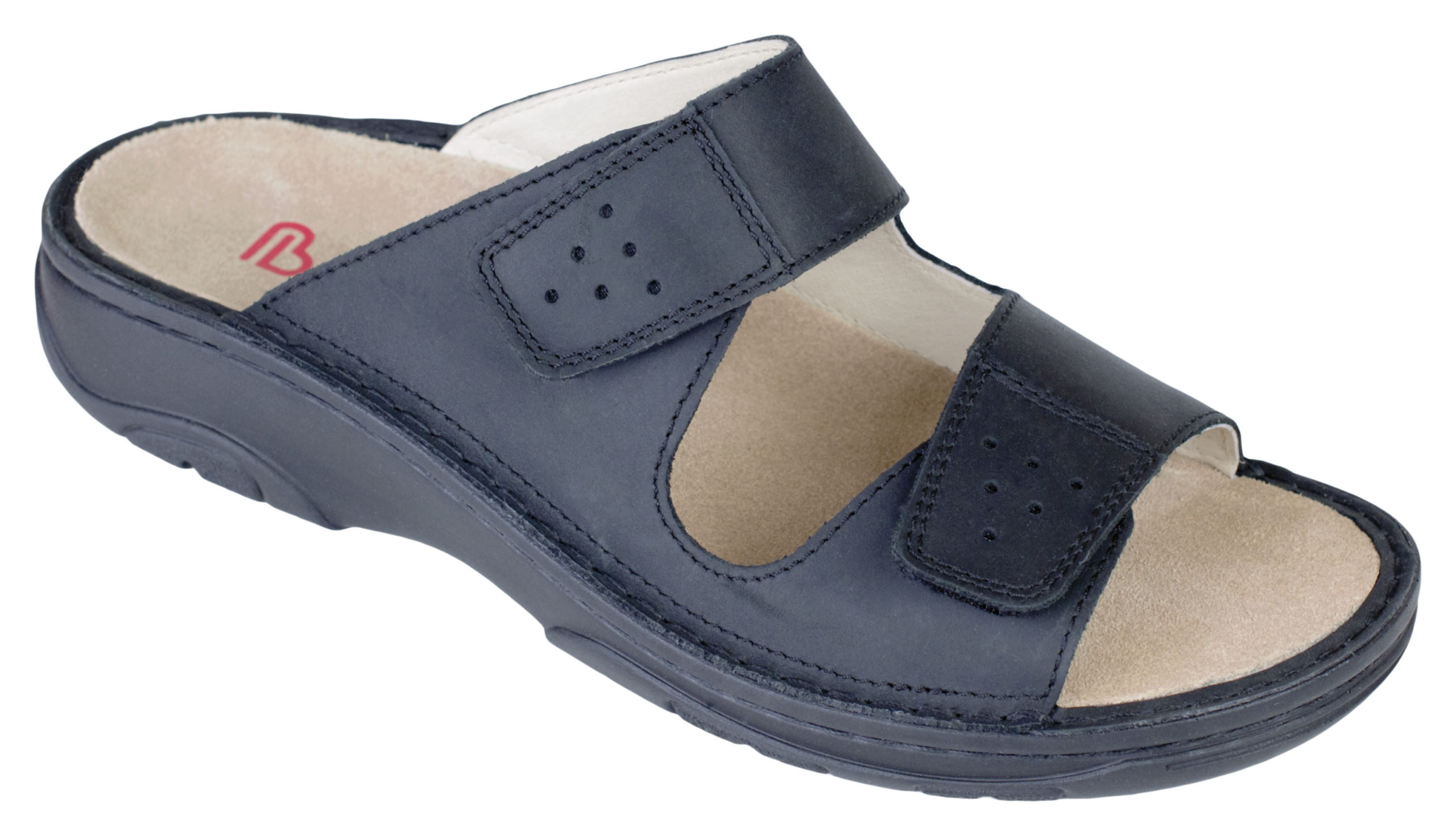 Berkemann Luis- czarny, nubuk