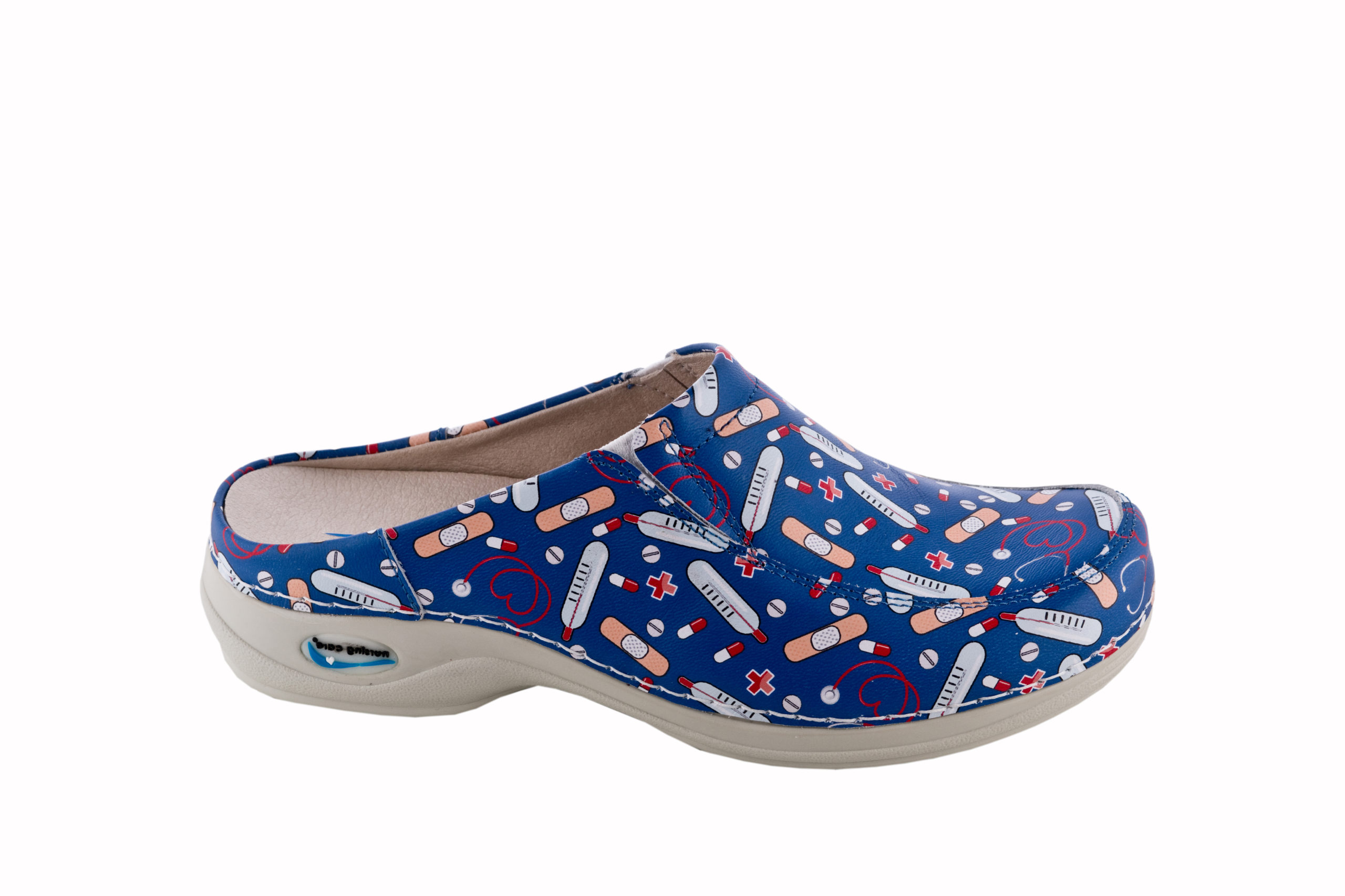 Nursing Care wash'go - Berlin - medical, niebieski, perforowany