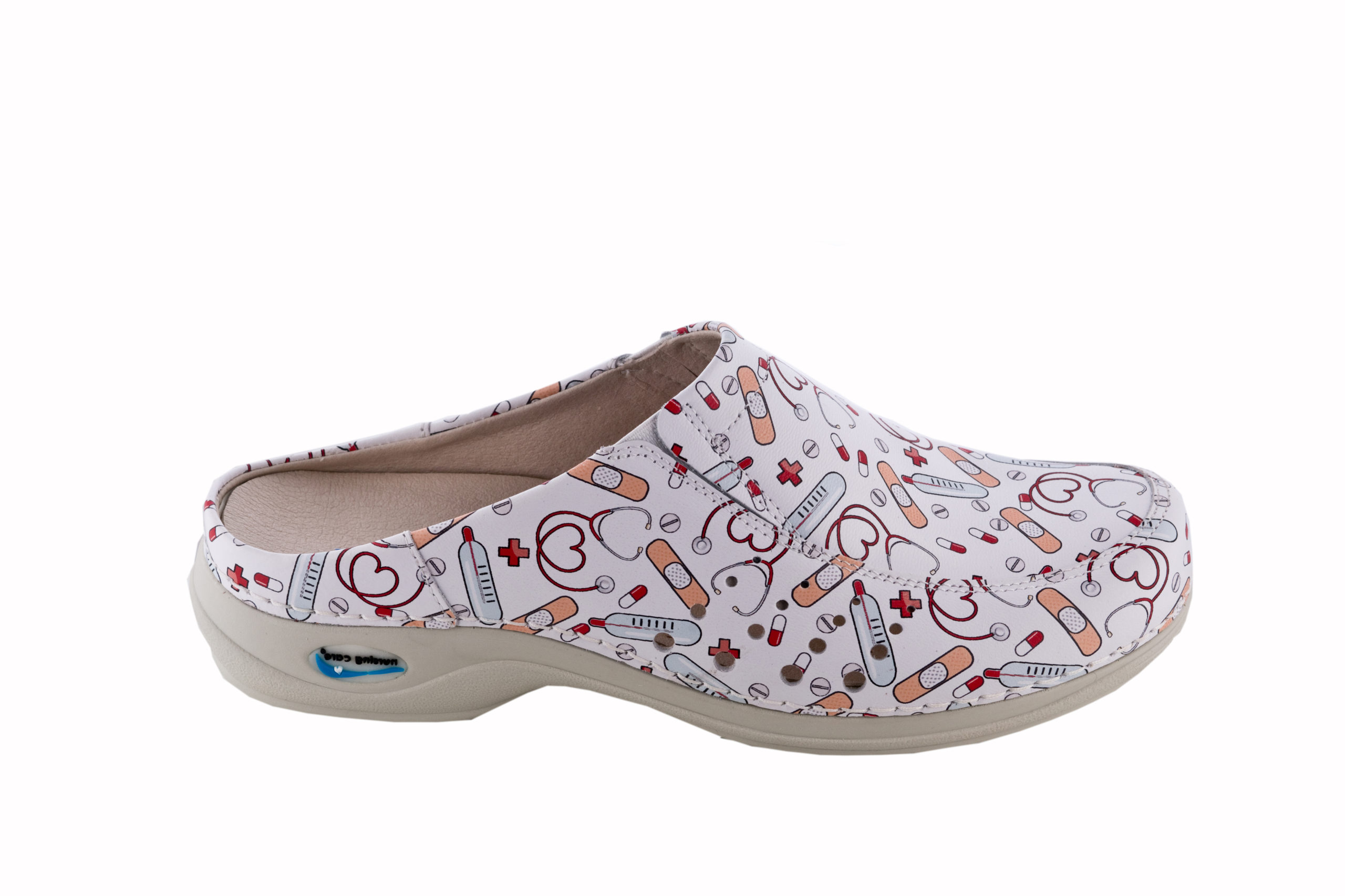 Nursing Care wash'go - Berlin - medical, biały, perforowany